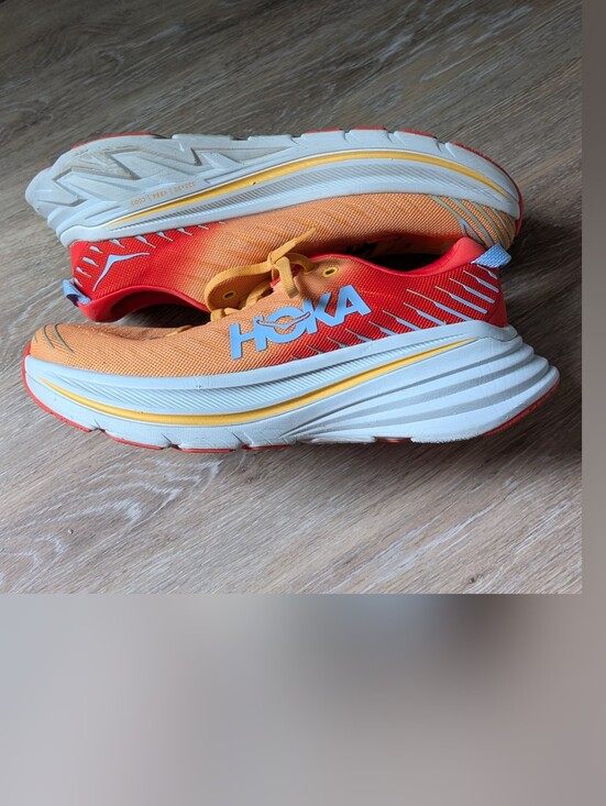 Hoka Other - Hoka One One Bondi X Size 10 Fiesta Amber Yellow Athletic Running Shoe